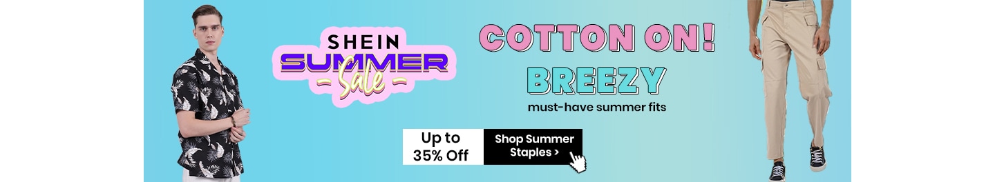 Breezy Summer Fits for Men Up to 35% Off