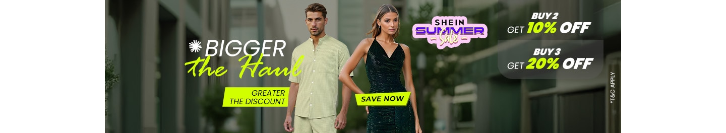 "BuyMoreSaveMore Buy2get10off Buy3get20off for Unisex"
