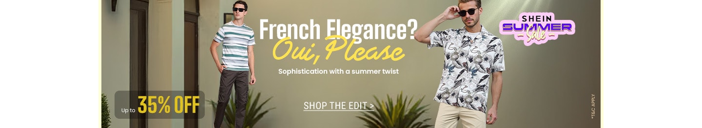 French Elegance Styles for Men Up to 35% Off