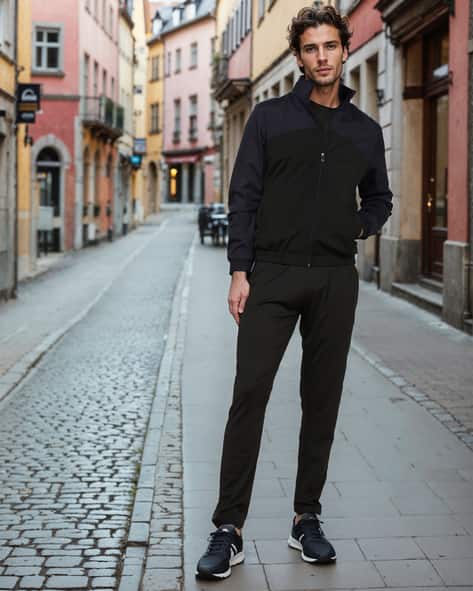 Buy Shein Shein Activewear Colour-Block Online | Ajio.com