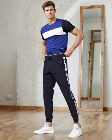 スウェット・トレーナー LMC SIDE STRIPED JERSEY TRACK PANTS navy 0LM23SPT109NVY 엘엠씨 LMC - 스트릿 컬쳐 기반 & 패션 브랜드