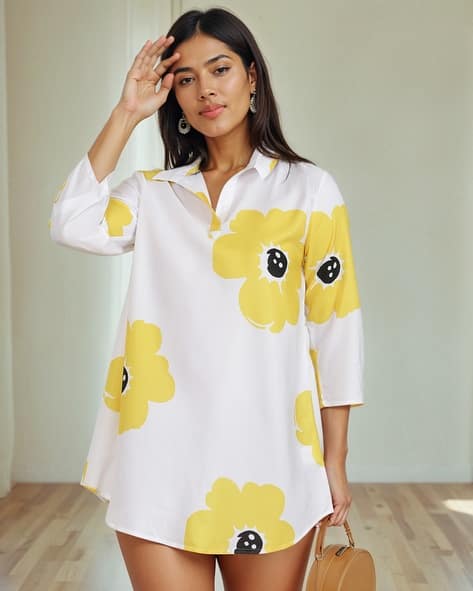 Buy Yellow Dresses for Women by Shein Online