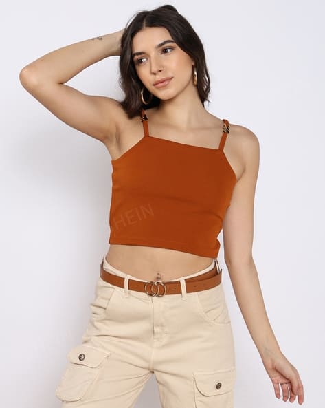 Buy Rust Tops for Women by Shein Online