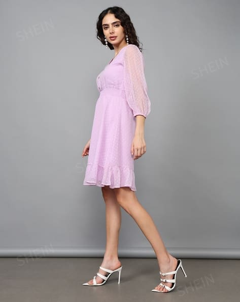strapless open back dress BABARONI Chiffon Sky Blue Bridesmaid Dresses A-line Square Sleeveless  Knee-length  BABARONI UK