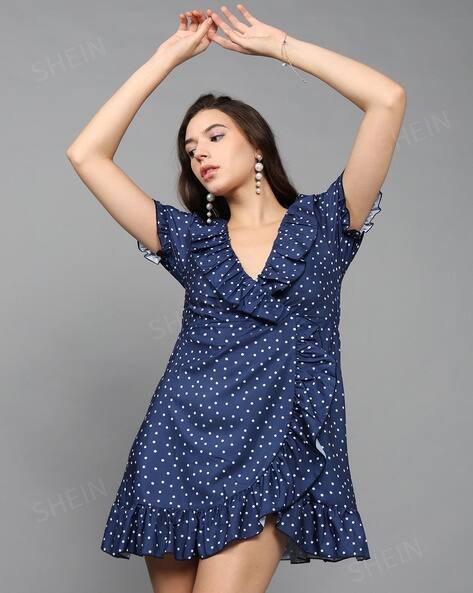 Buy Shein Shein Ruffle Neck Puff Sleeve... Online | Ajio.com Buy Shein Shein Ruffle Neck Puff Sleeve... Online | Ajio.com