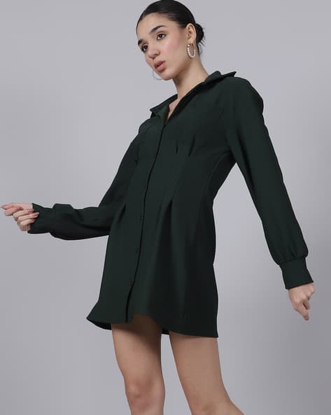 Buy Green Dresses for Women by Shein Online | Ajio.com