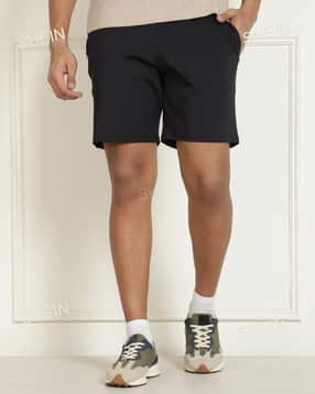 Shein Activewear Elasticated Drawstring Mid-Rise Track Shorts-picture-10