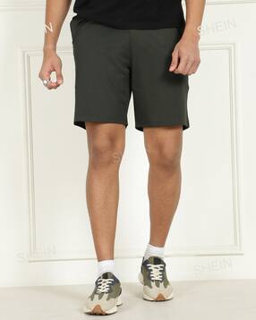 Shein Activewear Elasticated Drawstring Mid-Rise Track Shorts-picture-37