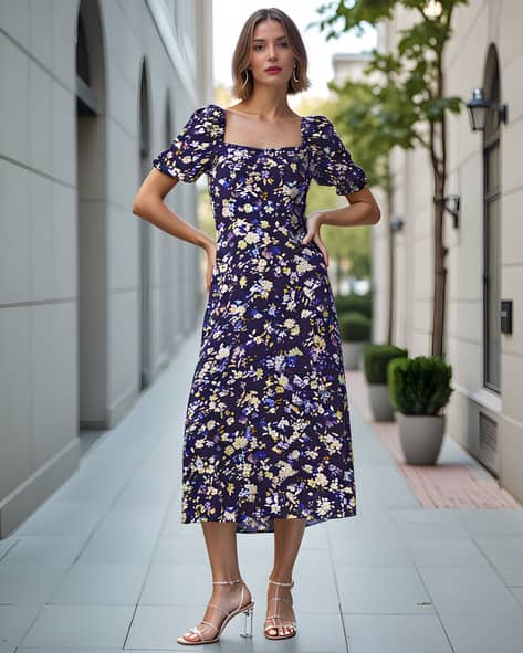 Buy Plum Purple Dresses for Women by Shein Online | Ajio.com Buy Plum Purple Dresses for Women by Shein Online | Ajio.com