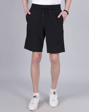 Shein Above The Knee Track Shorts With Pockets-picture-40