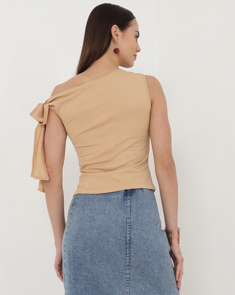Buy Beige Tops for Women by Shein Online