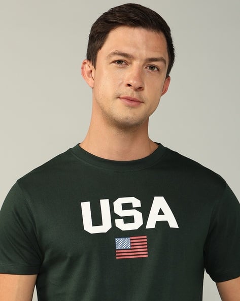 Buy Bottle Green Tshirts for Men by Shein Online