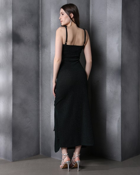 Buy Dark Green Dresses for Women by Shein Online | Ajio.com