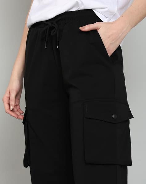 Buy Black Trousers & Pants for Women by Shein Online
