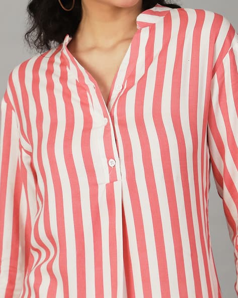 Shein Roll-Up Sleeves Shirt Dress With Front Half Button Closure