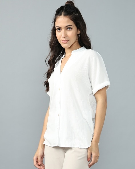 Buy White Tops for Women by Shein Online | sheinindia.in