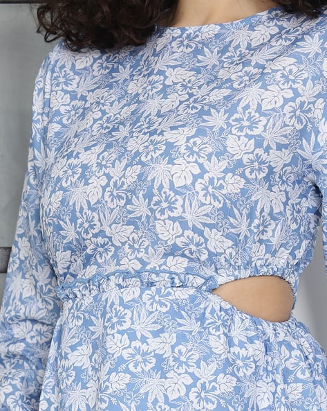 Buy Blue Dresses for Women by Shein Online | Ajio.com