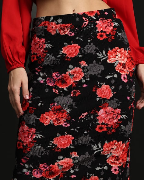 floral pencil skirt online