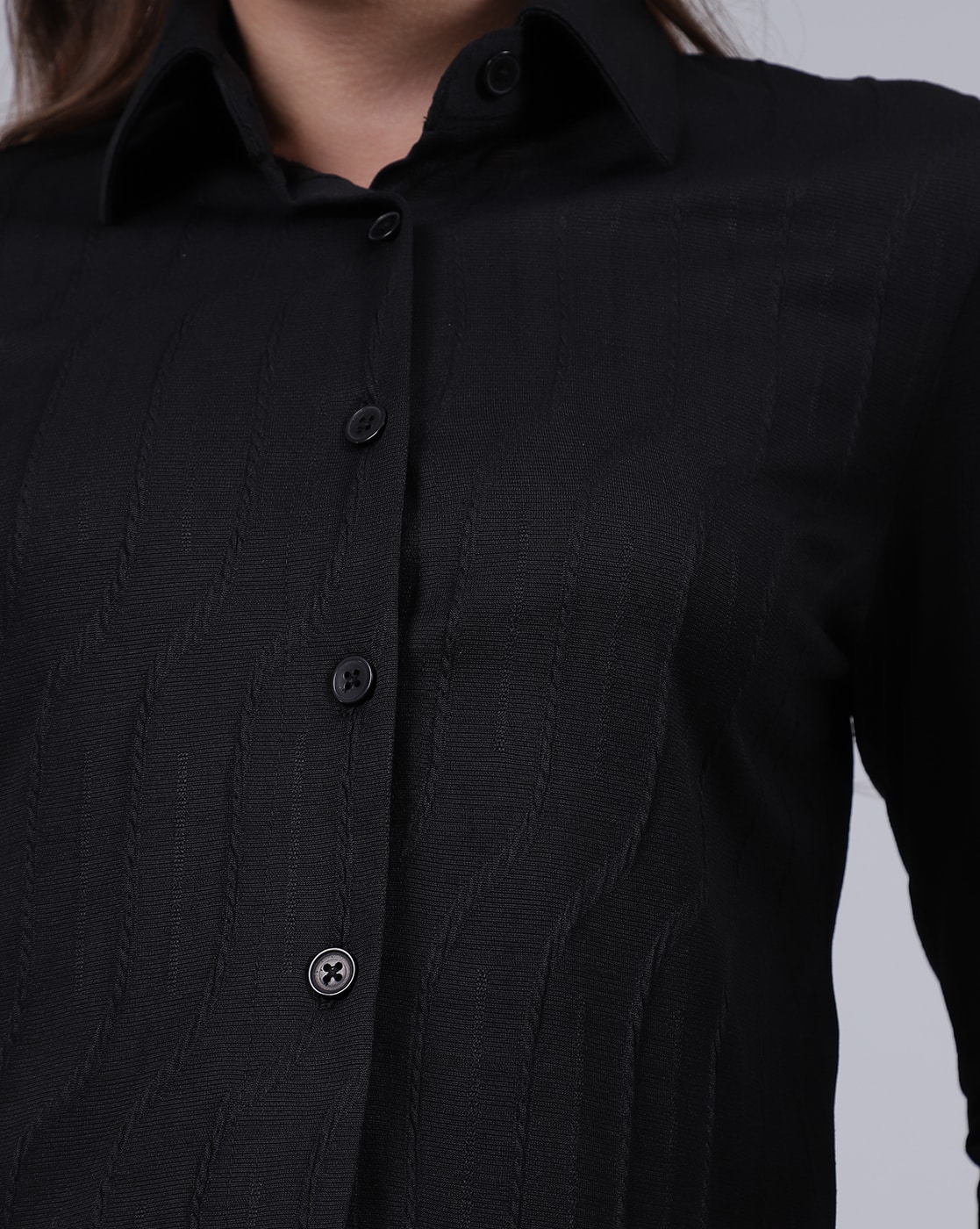 Buy Black Shirts for Women by Shein Online | sheinindia.in