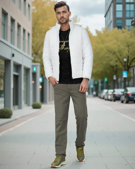 Mens Outfit White Puffer Jacket Style Buy White Jackets Coats For