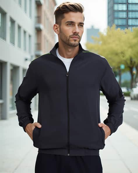 Buy Dark Grey Jackets Coats for Men by Shein Online