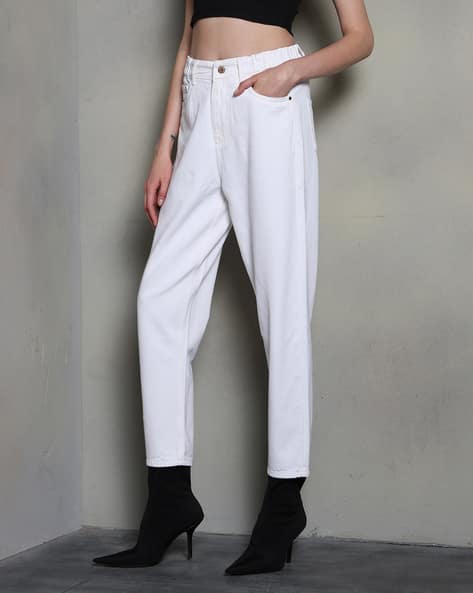 Buy Off-White Jeans Jeggings for Women by Shein Online