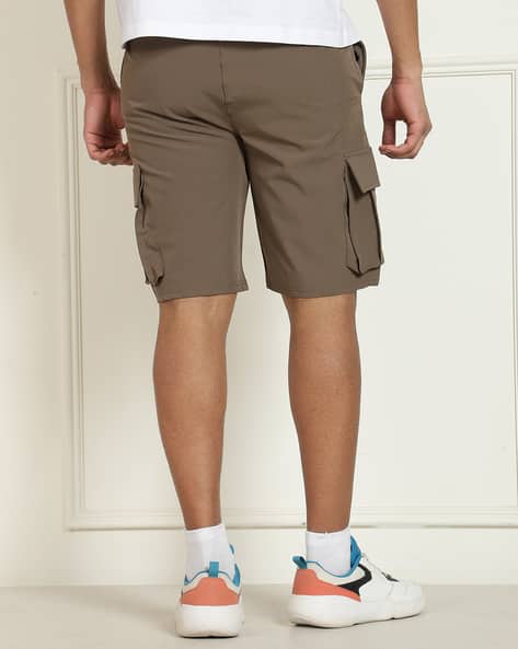 Buy Khaki Shorts 3/4ths for Men by Shein Online