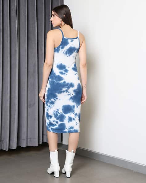 Buy Shein Shein Spaghetti Strap Tie and... Online | Ajio.com