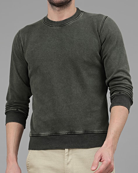 Buy Olive Sweatshirt Hoodies for Men by Shein Online