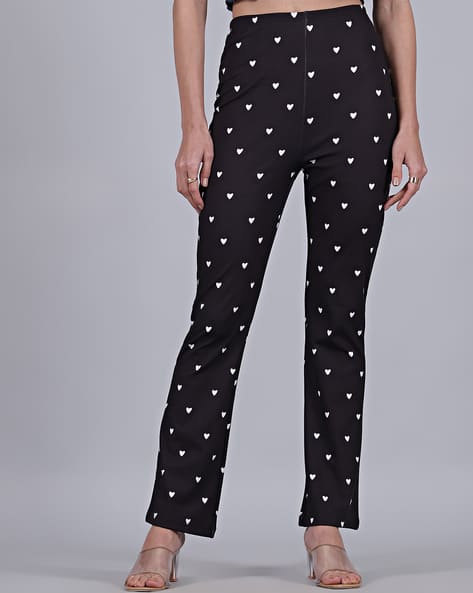 Buy Black Trousers Pants for Women by Shein Online