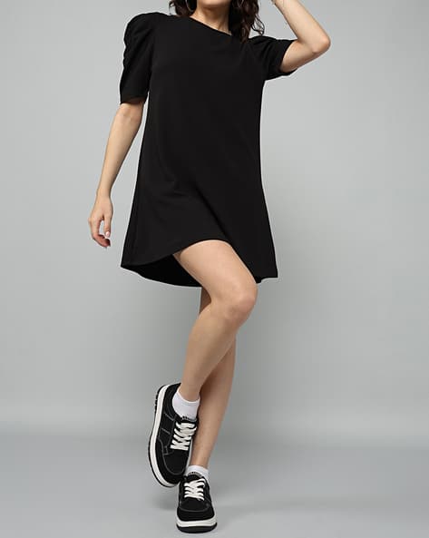 shein dresses black Amazon.com: Women's Short Sleeve Ruched Mini Bodycon Dress Drawstring Side Pencil L : Clothing, Shoes & Jewelry Sleeve Length Lace Dress French Connection Dress