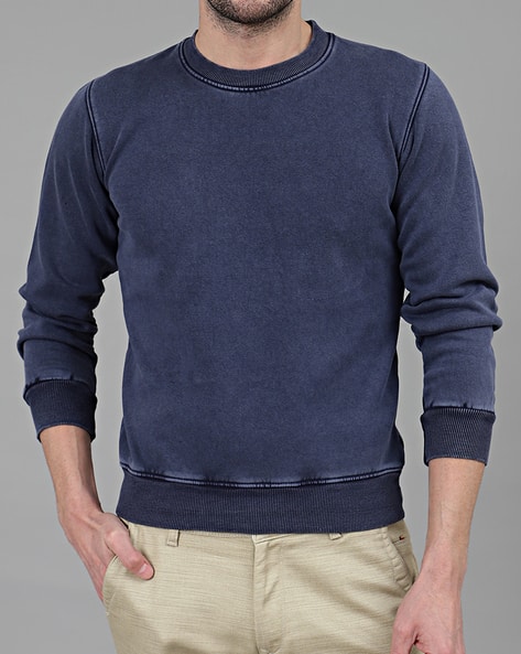 Buy Navy Sweatshirt Hoodies for Men by Shein Online