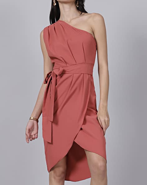 Buy Peach Dresses for Women by Shein Online
