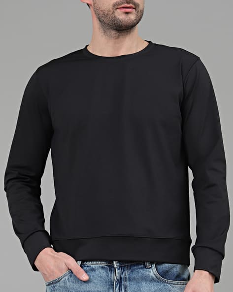 Buy Black Sweatshirt Hoodies for Men by Shein Online