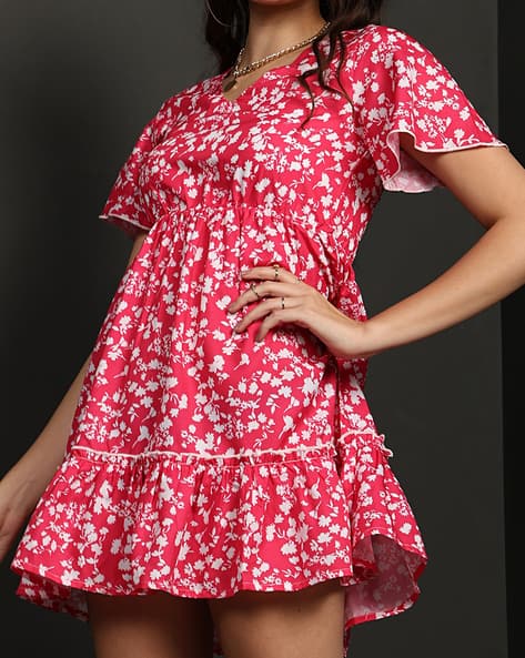 Buy Fuschia Pink Dresses for Women by Shein Online