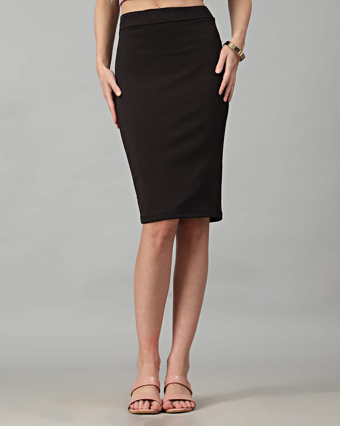 Buy Black Skirts for Women by Shein Online | sheinindia.in