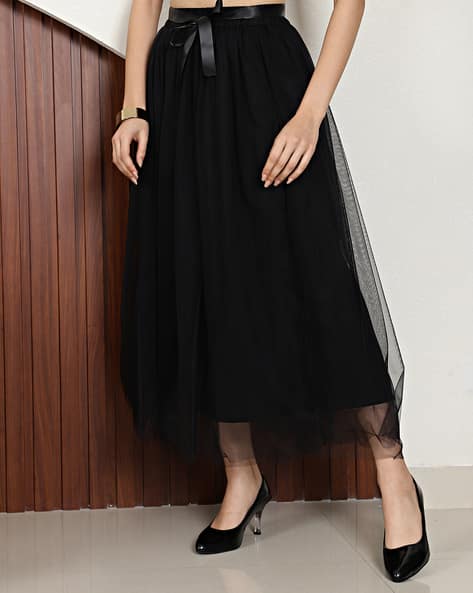 Buy Black Skirts for Women by Shein Online