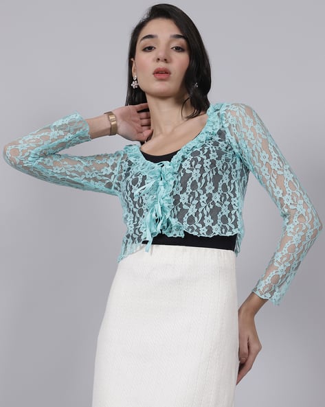 Buy Mint Shrugs Jackets for Women by Shein Online