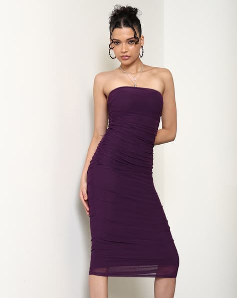Buy Purple Dresses for Women by Shein Online | sheinindia.in
