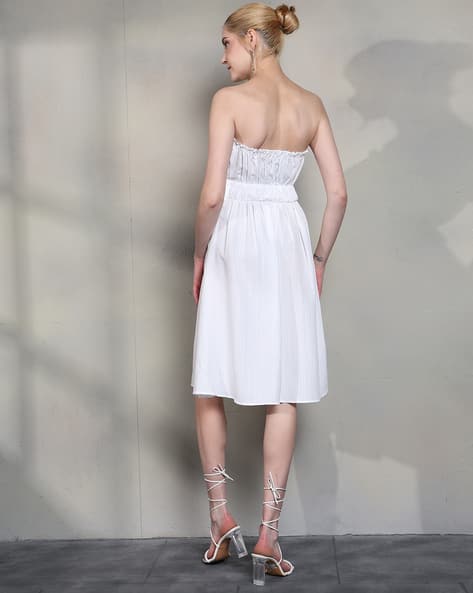 Buy White Dresses for Women by Shein Online