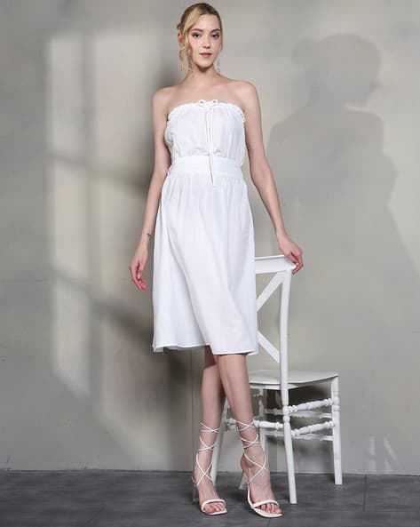 Buy White Dresses for Women by Shein Online | sheinindia.in