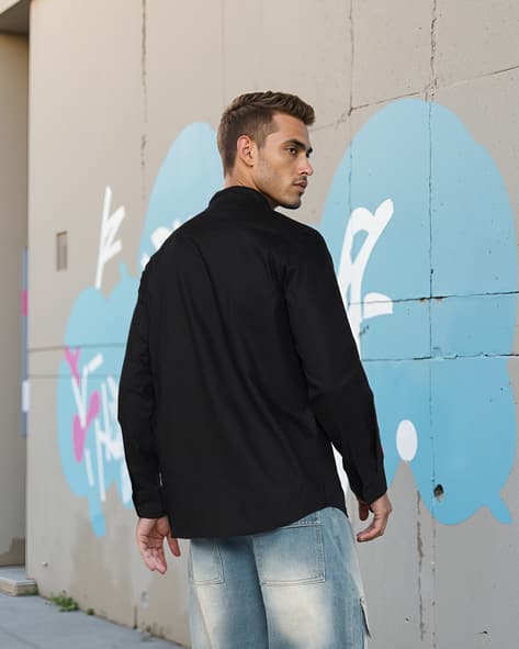 Buy Black Shirts for Men by Shein Online