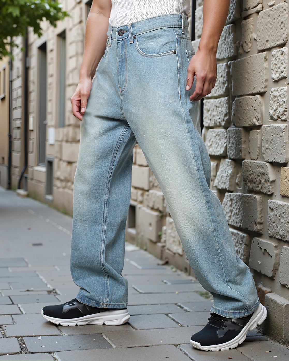 Buy Light Blue Jeans for Men by Shein Online