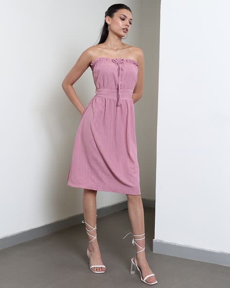 strapless open back dress Flowy Ethereal Two Piece Wedding Dress Ellora main image 1