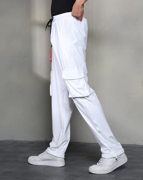 Buy White Trousers Pants for Men by Shein Online