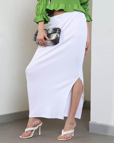 Buy White Skirts for Women by Shein Online
