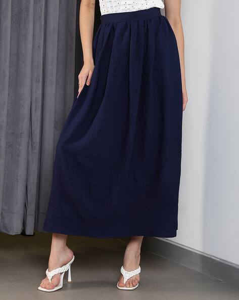 Buy Royal Blue Skirts for Women by Shein Online