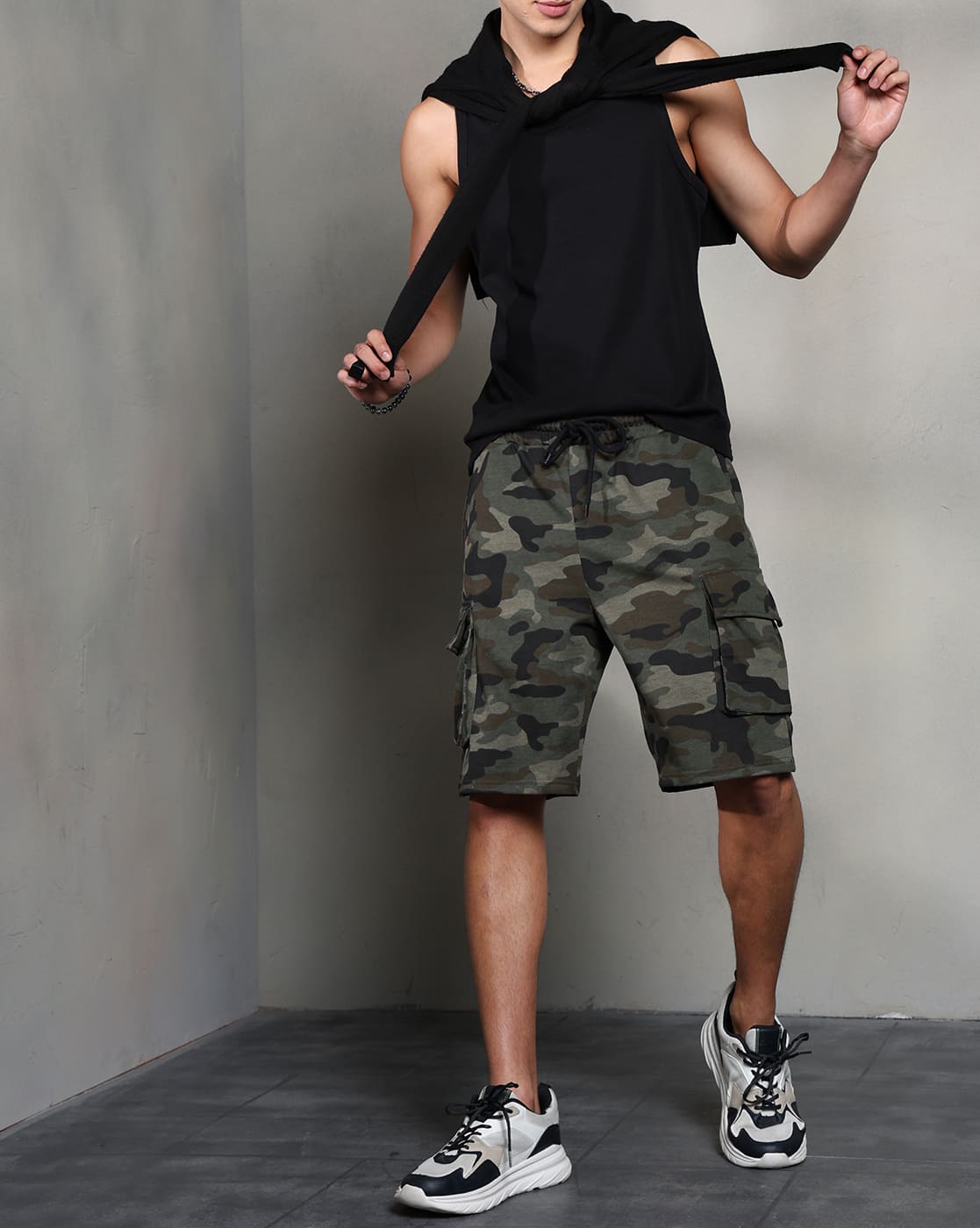 Sculftor Camouflage Shorts Ash mサイズ MUSINSA公式 | SCULPTOR Camouflage Shorts Ash