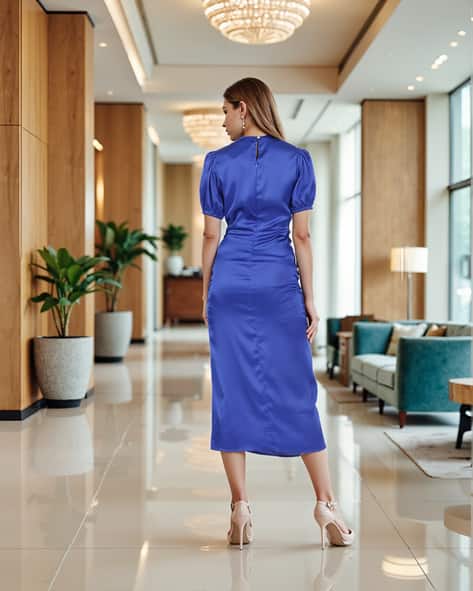 Buy Royal Blue Dresses for Women by Shein Online