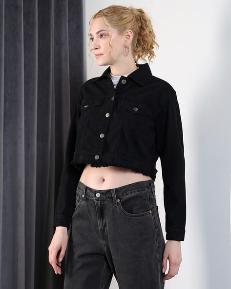 Buy Black Jackets Coats for Women by Shein Online